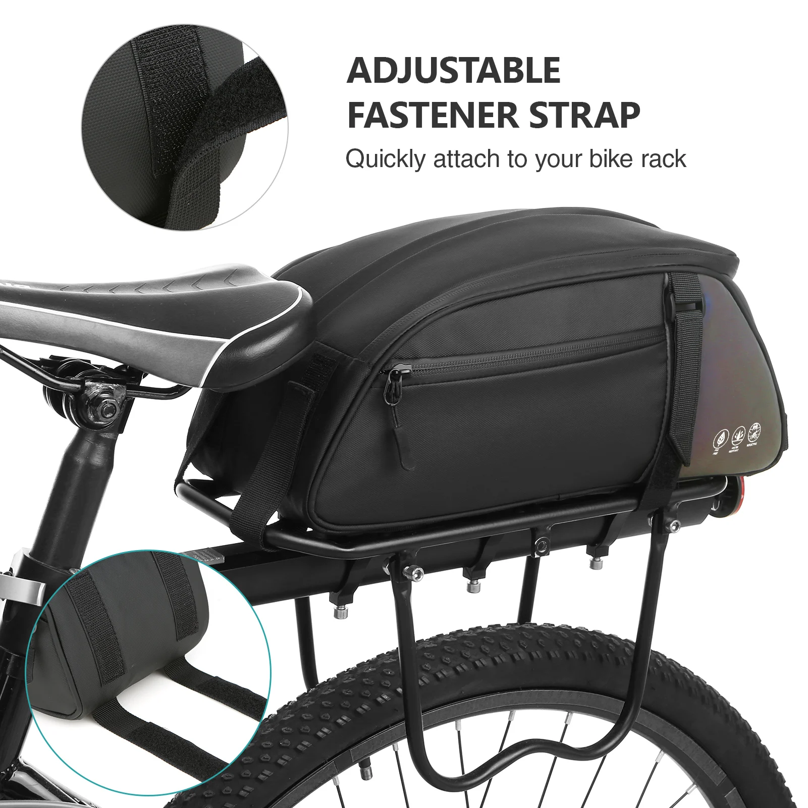 Bicycle Carrier Bag Waterproof Bike Rear Rack Bag Bicycle Carrier Cycling Rear Rack Should Bag