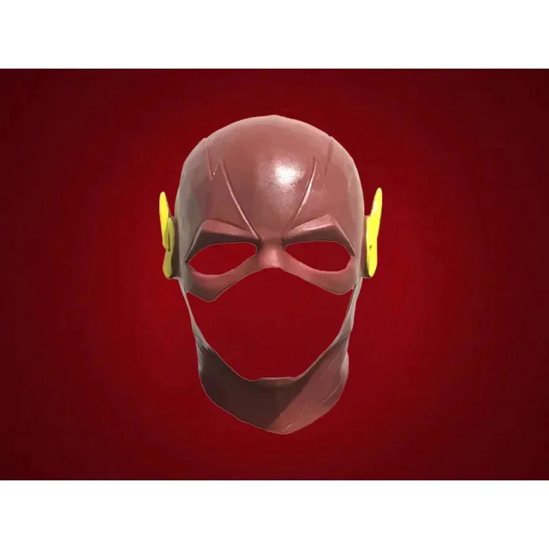 HN8 Барри Аллен Косплей Комбинезон Маска Флэш-костюм Боди для взрослых Униформа Телесериал Колготки и маска Хэллоуин Карнавальная стоимость) 4Dc