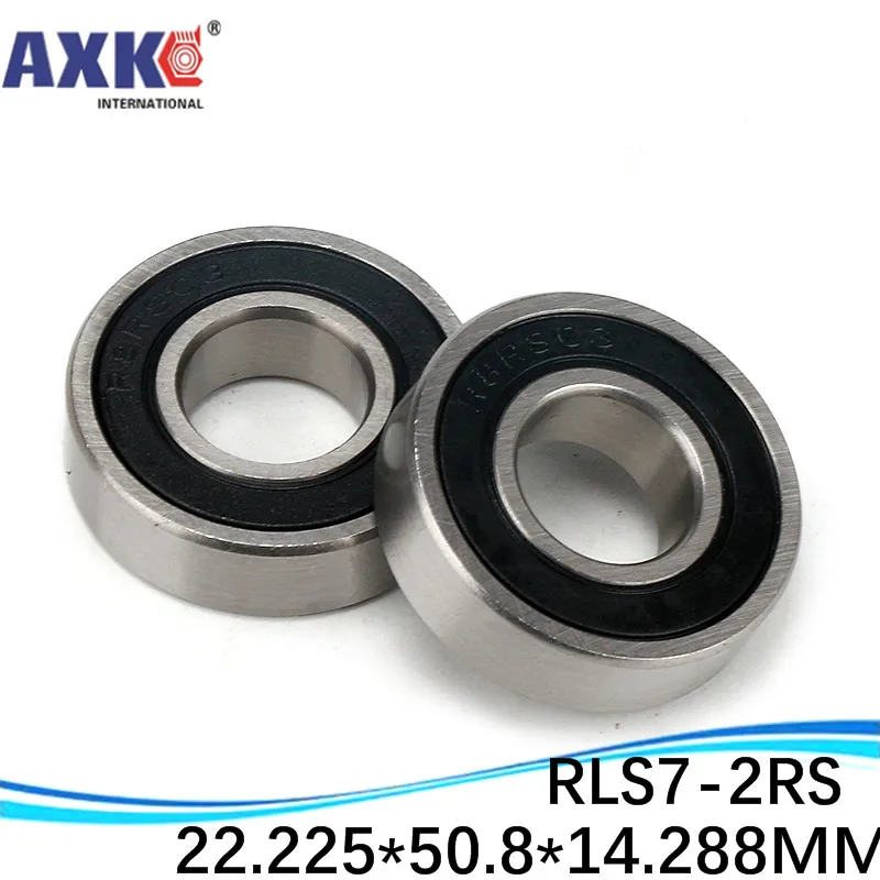 10pcs High Quality inch series bearing RLS7-2RS 22.225*50.8*14.288mm 7/8