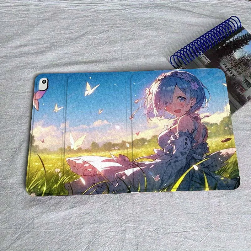

Rem Art Cartoon Anime For iPad Pro Air Mini 2 3 4 5 6 7 7th 8th 9th 10th 11th 10.2 9.7 10.5 10.9 11 12.9 13 Tablet Case