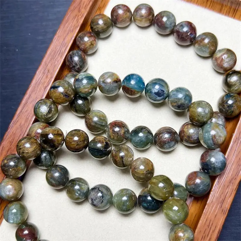 

Natural Island Kyanite Quartz Bead Bracelet Women Fashion Charm Healing Energy Gemstone Yoga Jewelry 1PCS