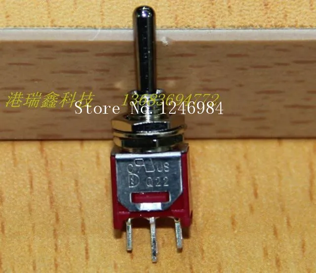 

[SA]TS-4 A single tripod third gear M5.08 small toggle switch toggle switch Q22 Taiwan Deli Wei 2MS3--50pcs/lot