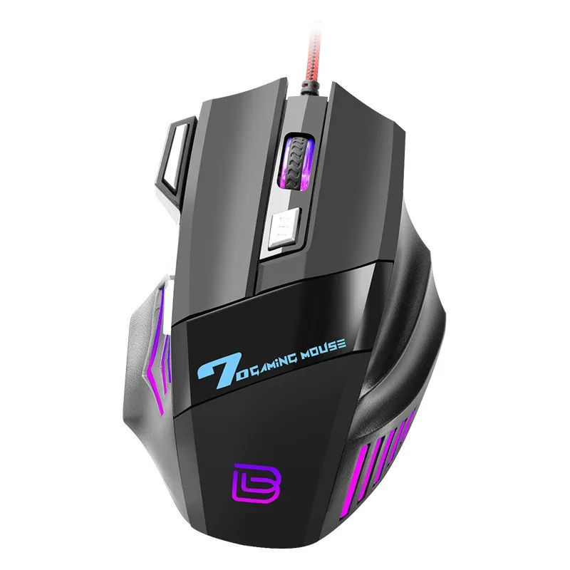 

Проводная игровая мышь BAJEAL G5 для киберспорта PUBG Programming7DLuminousRGBGlareUSBDesktop Mouse