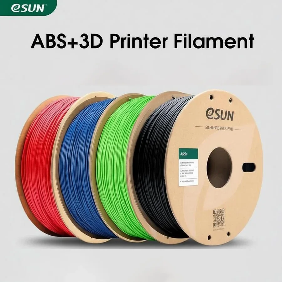 Image of ESUN ABS Plus 2kg 3D-Druckfilament 1kg/Rolle 1,75mm Geringe Schrumpfung, Hohe Festigkeit, Hohe Zähigkeit und Hitzebeständigkeit 3D-Druckmaterial für die meisten 3D-Drucker