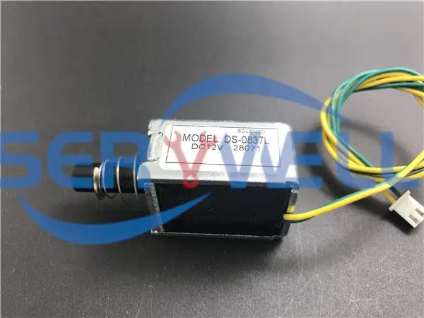 0837L-06K DC6V 0.15A 5Mm 20G 0.9W Eerste Slag Push Solenoid Elektromagneet 26*20*53.2Mm