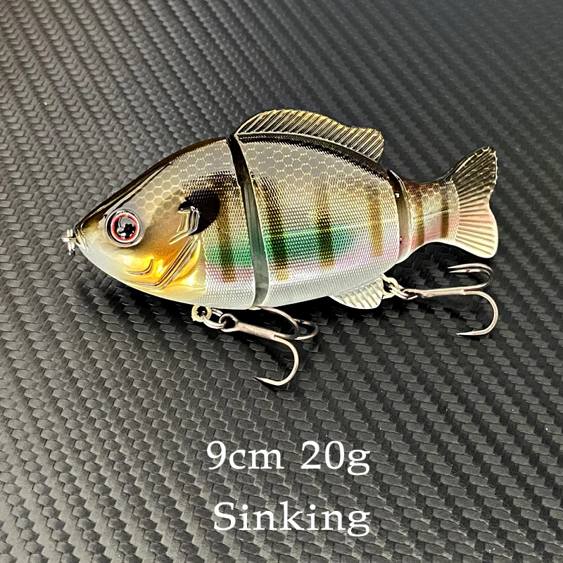 LTHTUG Fishing Lures Multi Joint Hard Swimbait Joint Gill 90S 20g Slow Sinking Sunfish For Bass Pike Musky Salmon Zander - AliExpress 18 LTHTUG Fishing Lures Multi Joint Hard Swimbait Joint Gill 90S 20g Slow Sinking Sunfish For Bass Pike Musky Salmon Zander - AliExpress 18