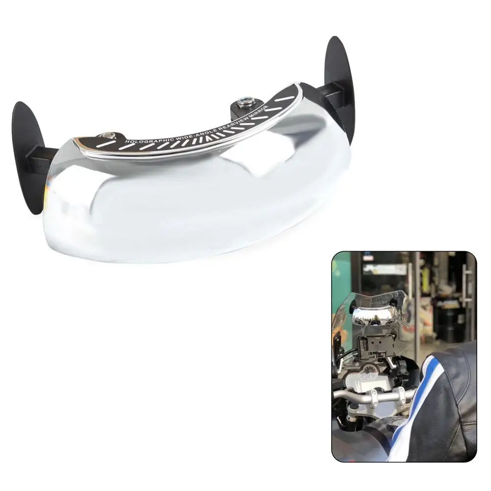 Motorcycle Windscreen 180 Degree Blind Spot Mirror Wide Angle Rearview Mirrors Small Rear View Mirror For BMW Yamaha Honda