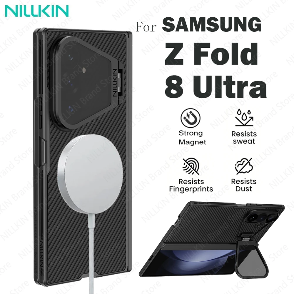 

NILLKIN For Samsung Galaxy Z Fold 8 Ultra MagSafe Case CamShield Prop Magnetic Case For Samsung Z Fold8 Ultra With Camera Cover