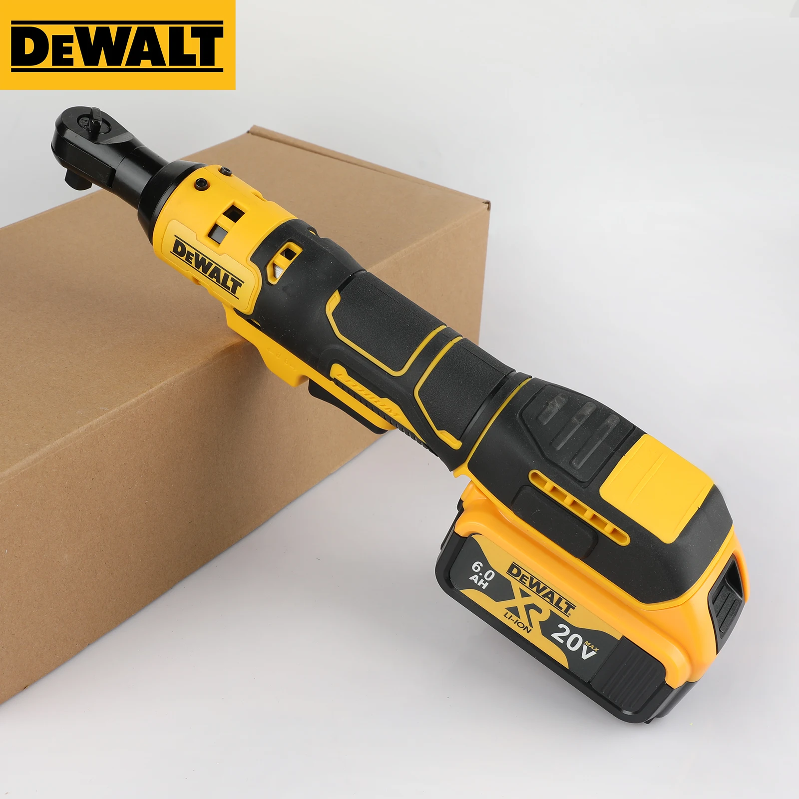 

DEWALT DCF512 1/2 дюйма 20 В бесщеточный силовой трещоточный прямоугольный ключ со светодиодным экраном чернослив ветвей деревьев точно