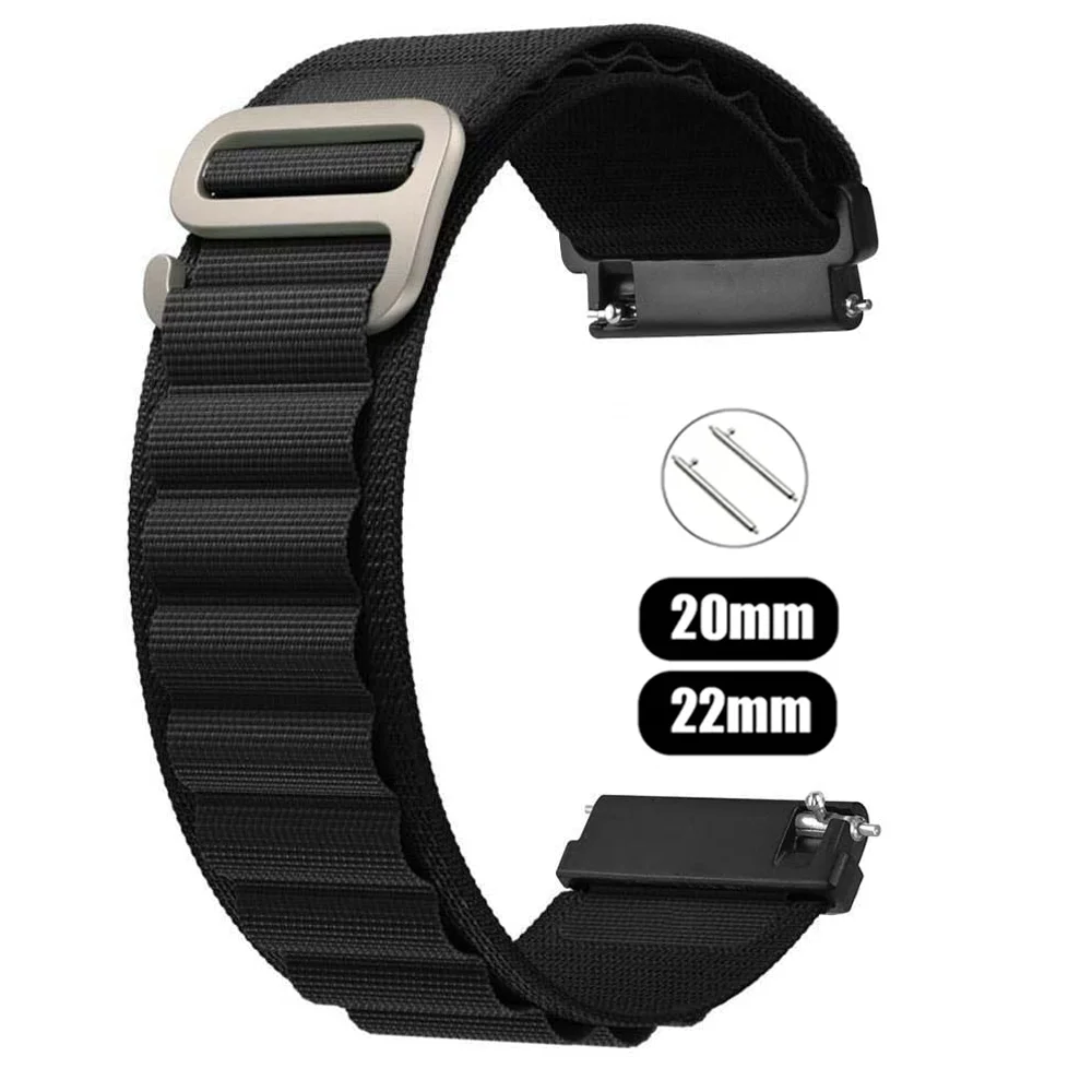 20mm watch band Alpine Loop for Samsung Galaxy Watch 7-6-4-Classic-5-Pro-Active 2 44mm sport 22mm bracelet Huawei GT 2 3 4 strap