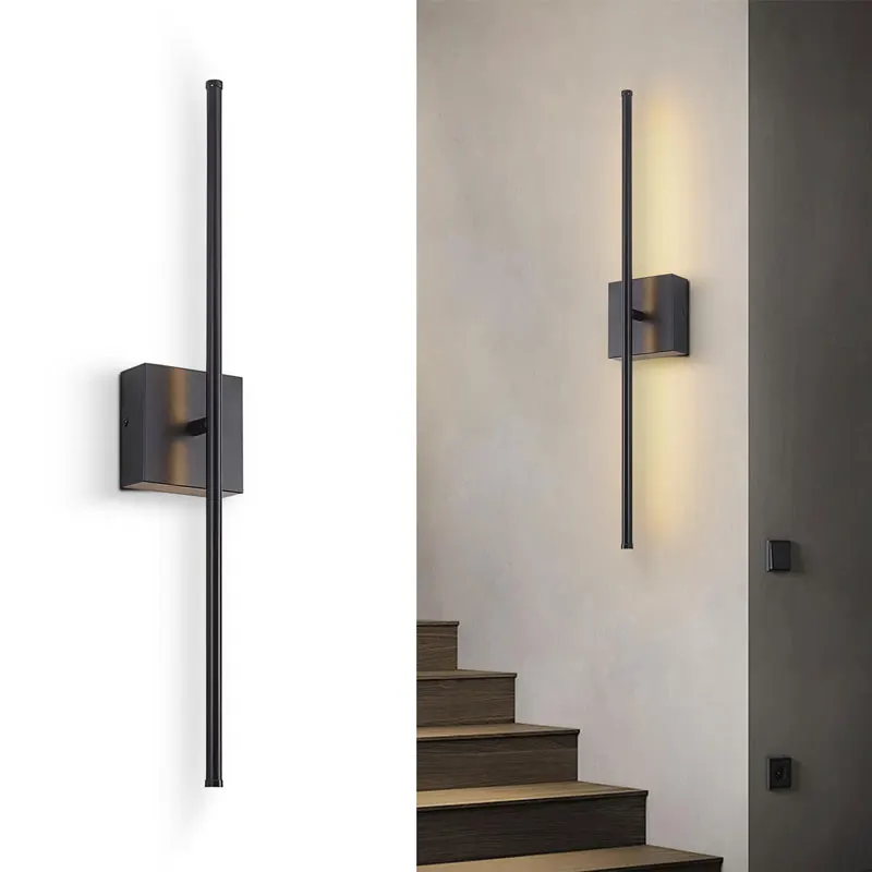 

Indoor LED Wall Lamps for Bedside Bedroom Nordic Black LED Wall Lights Wall Sconce Lighting Fixture for Corridor Aisle AC85-265V