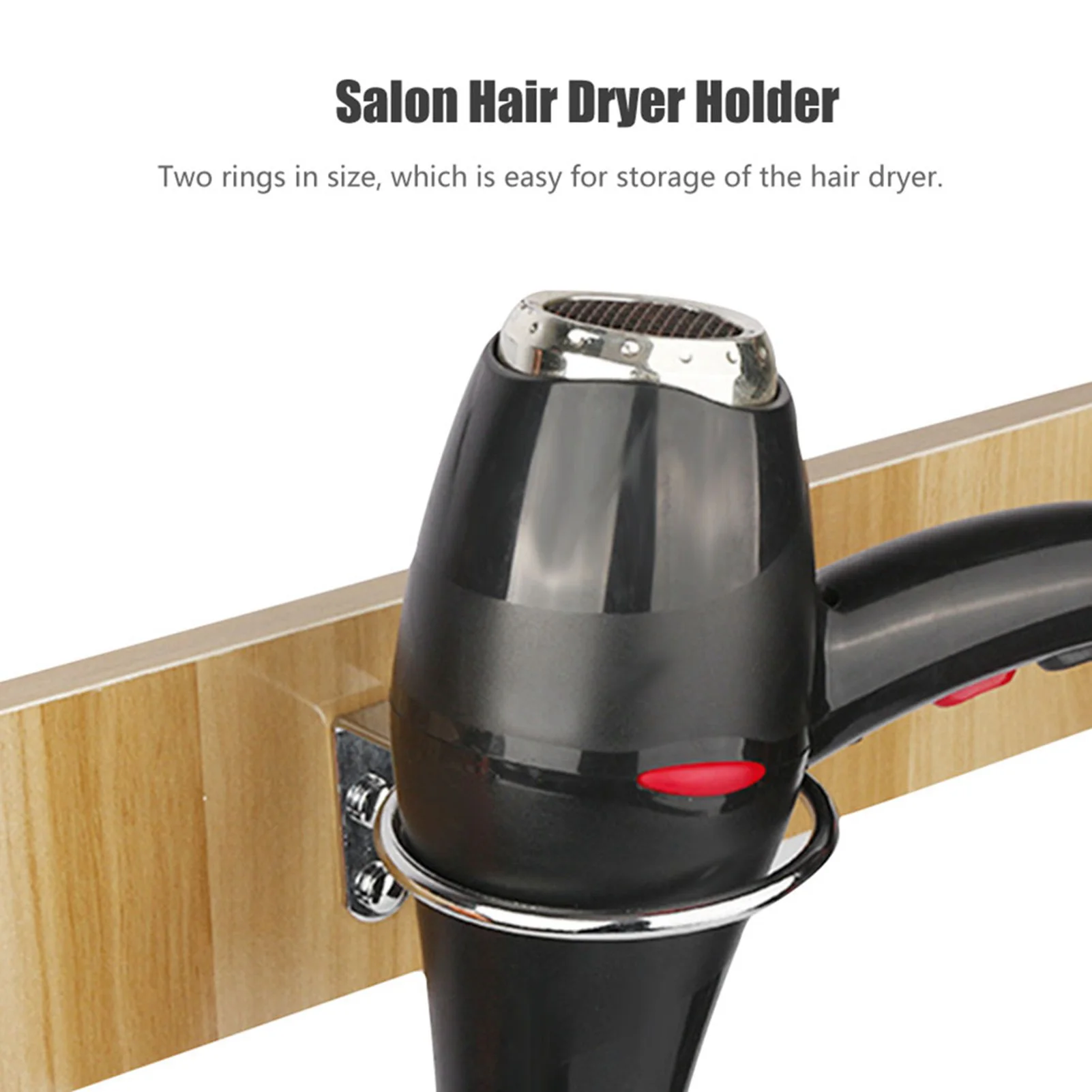 

Hair Dryer Holder Salon Galvanized Stainless Steel Hair Dryer Holder Hands Blow Dryer Holder