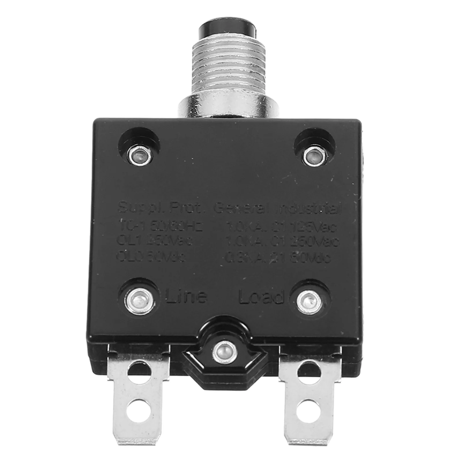 

Thermal Manual Reset Circuit Breaker 15a 125-250V Ac 50V Dc Overload Protector Auto Reset Circuit Marine Car Rv