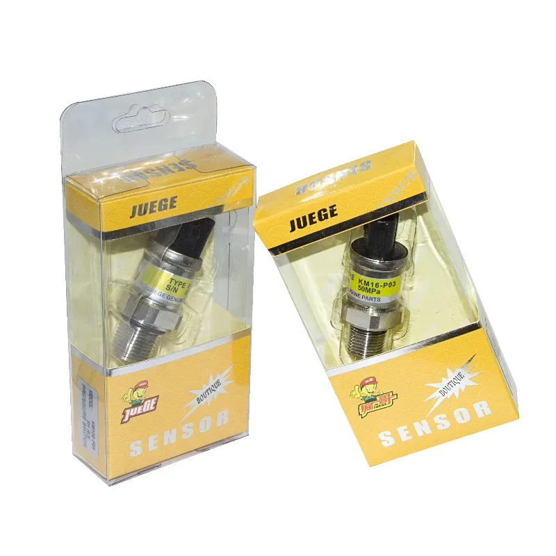 

KM16-S30 50MPA JUEGE Высококачественная часть экскаватора Датчик давления KM15-P02 SH120 SH200 SH350 SH350A3 KM11 1954239-50MPA