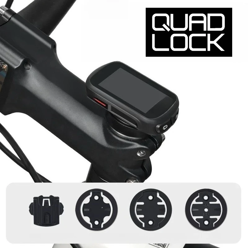 

QUAD LOCK Bicycle Holder For GPS Speedometer Aluminum Alloy MTB Bike Stopwatch Stem Top Cap Mount Bracket Support