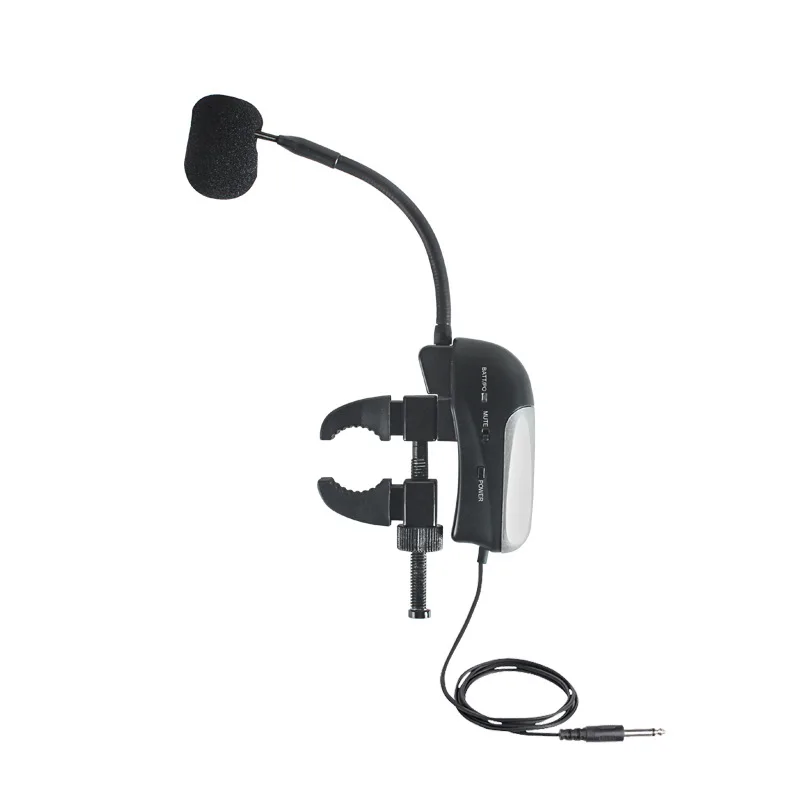 Instrument Microphone, 6m Cable Condenser Mic for Clarinet Flute, Wired Pickup Microphone, High Sensitivity Sound Recording