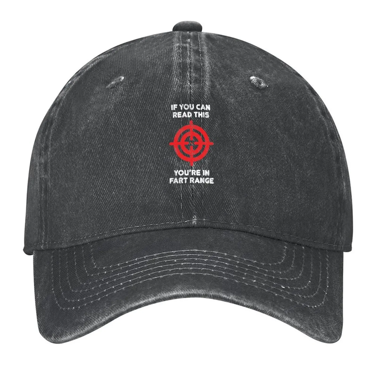 

If You Can Read This Then Youre In Fart Range and it stinks Baseball Cap Mountaineering Streetwear tactical cap Female Men's