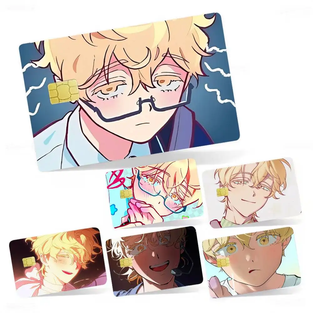 A-Alien Stage L-Luka 4pcs 1Set Card Stickers Small Waterproof Chip 4PCS Card Sticker Anti-Scratch