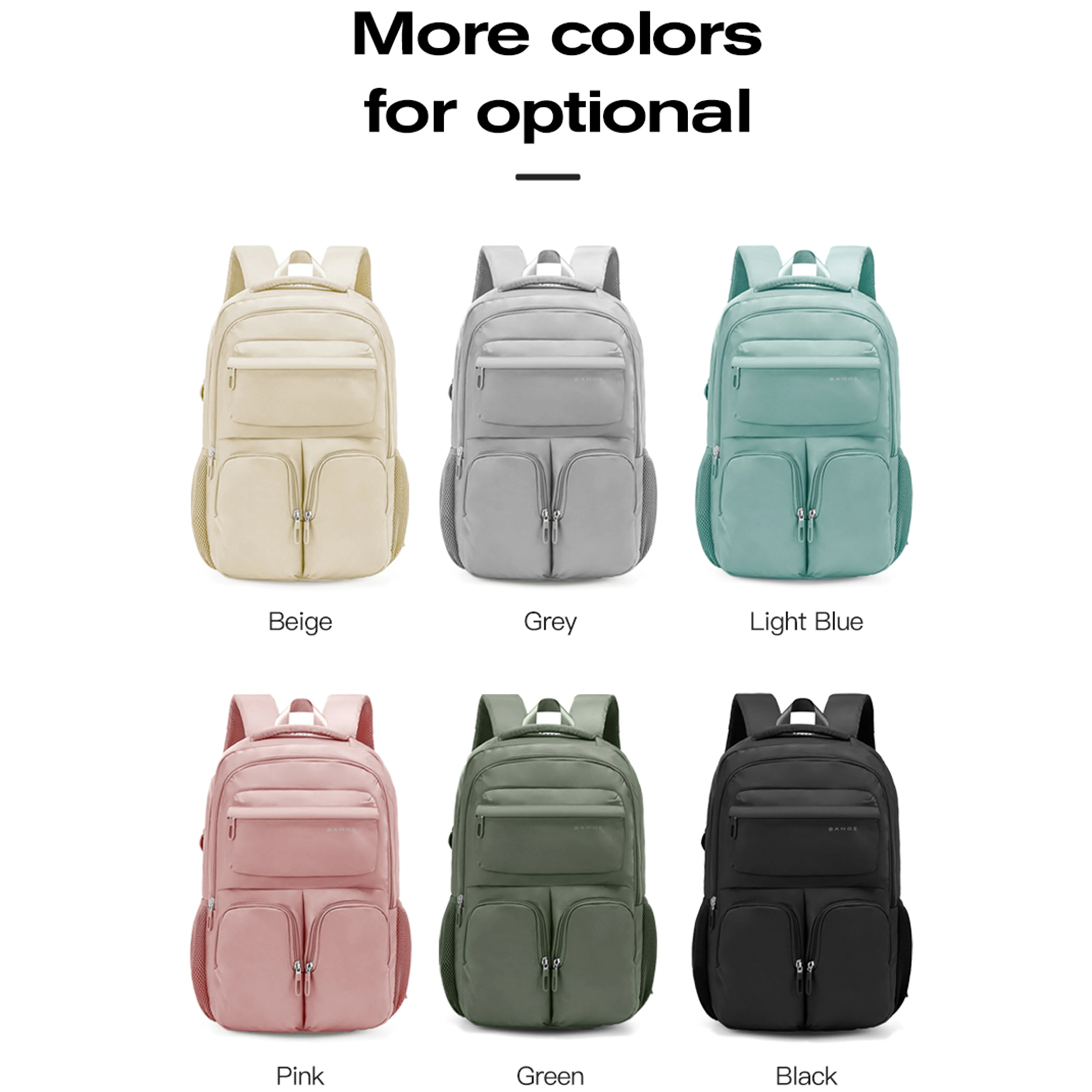 Bag Multiple Pockets Aesthetic Casual Lightweight travel Backpacks Men Women 16 InchLaptop Compartment University Backpacks