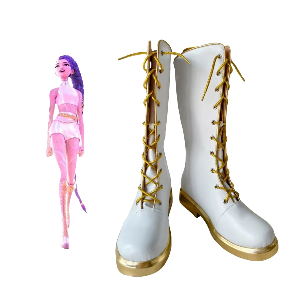 Rumi bottes tenue de danse chaussures KPop chasseurs de démons Cosplay chaussures adultes enfants Halloween carnaval chaussures