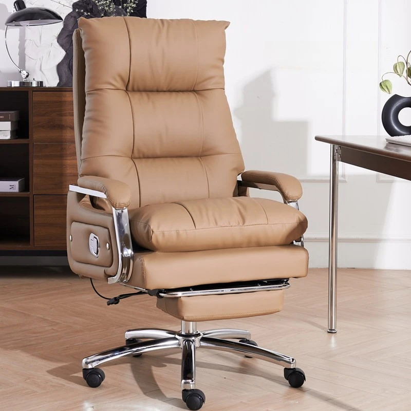 sedentary leather computer chair height adjustable simple armchairs multifunctional swivel cadeira ergonómica office furniture