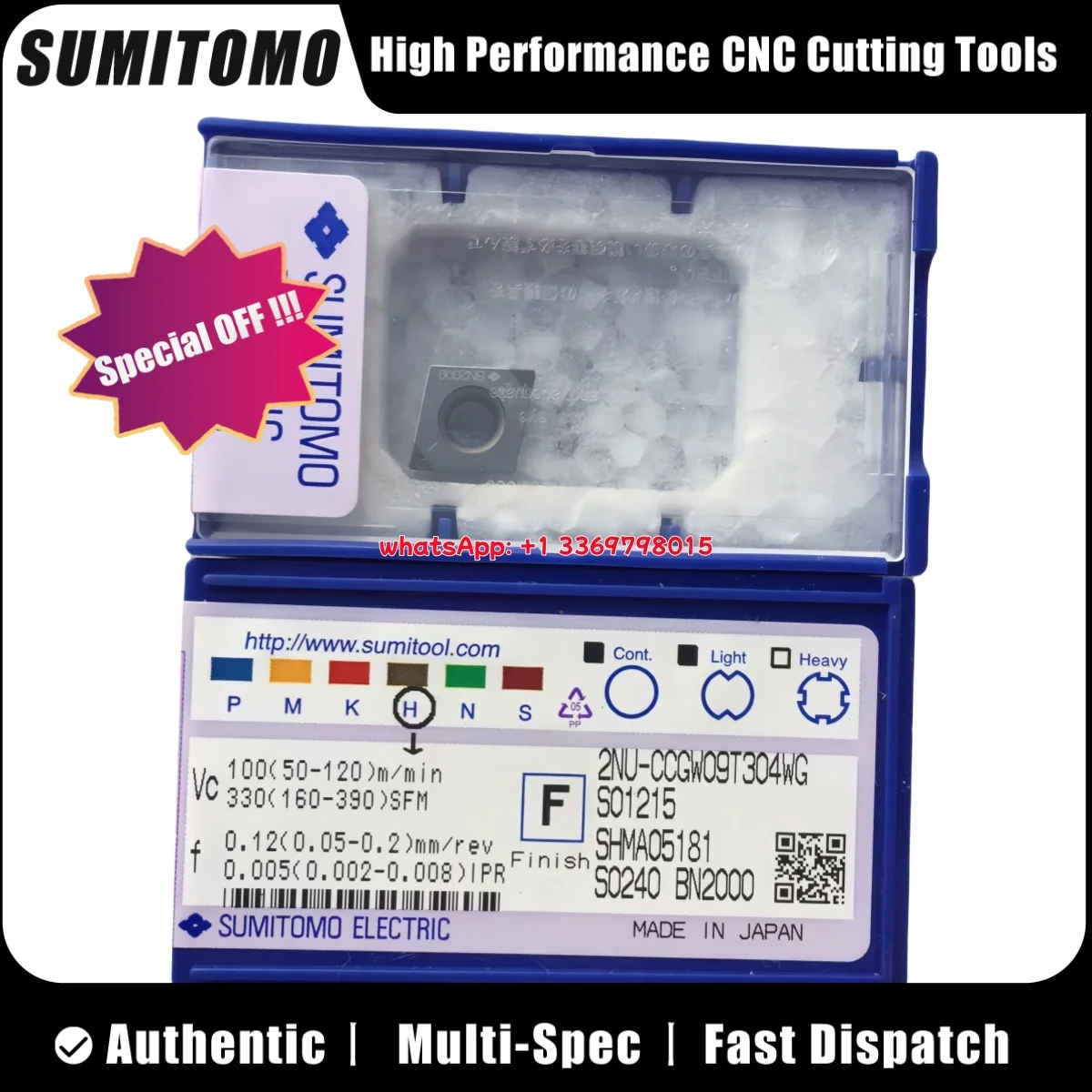 

SUMITOMO оригинальный 2NC-CCGW0602 04 2NC-CCGW09T3 04 BNC2020/200 лезвие CBN 1 шт. 10 шт.