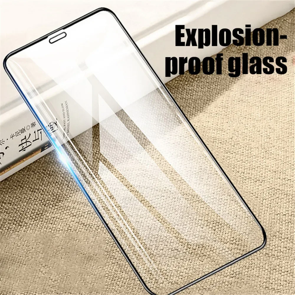 3 PCS Ultra HD Clear Full-Screen Film For iphone 14 Pro Max 12 Pro 11 XR XS SE 7 Dirt-Proof 9H Hard Glass Film For iphone 13 Pro