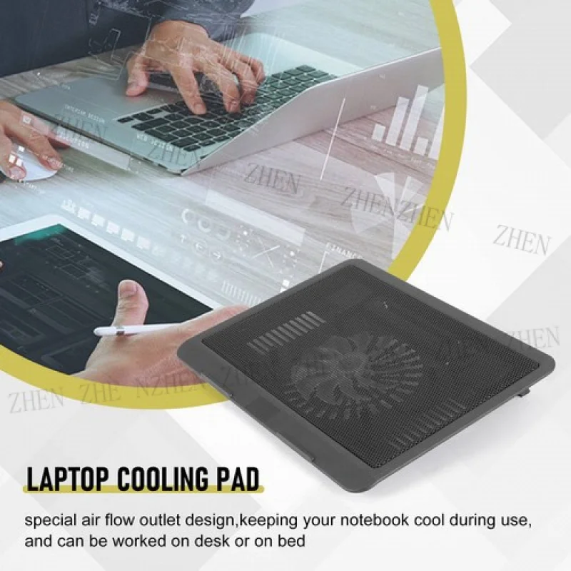 Y FOR  Laptop Fan Cooling Pad with Big Fans, Portable Laptop Cooling Fan with 2 in6266