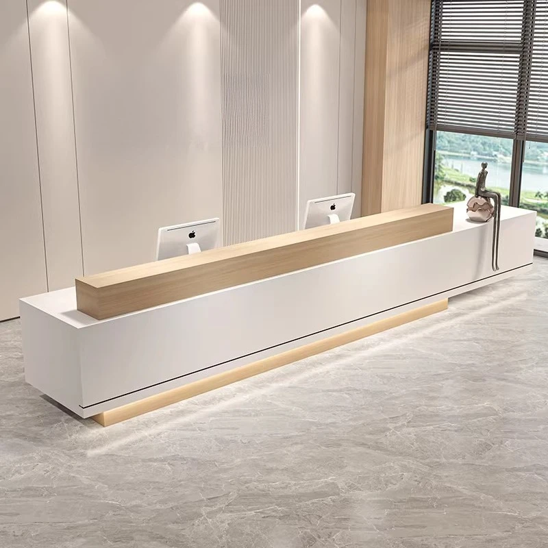 

Counter Cashier Modern For Beauty Salon Reception Desk Hairdressing Reception Desk Business Theke Rezeption Office Furniture