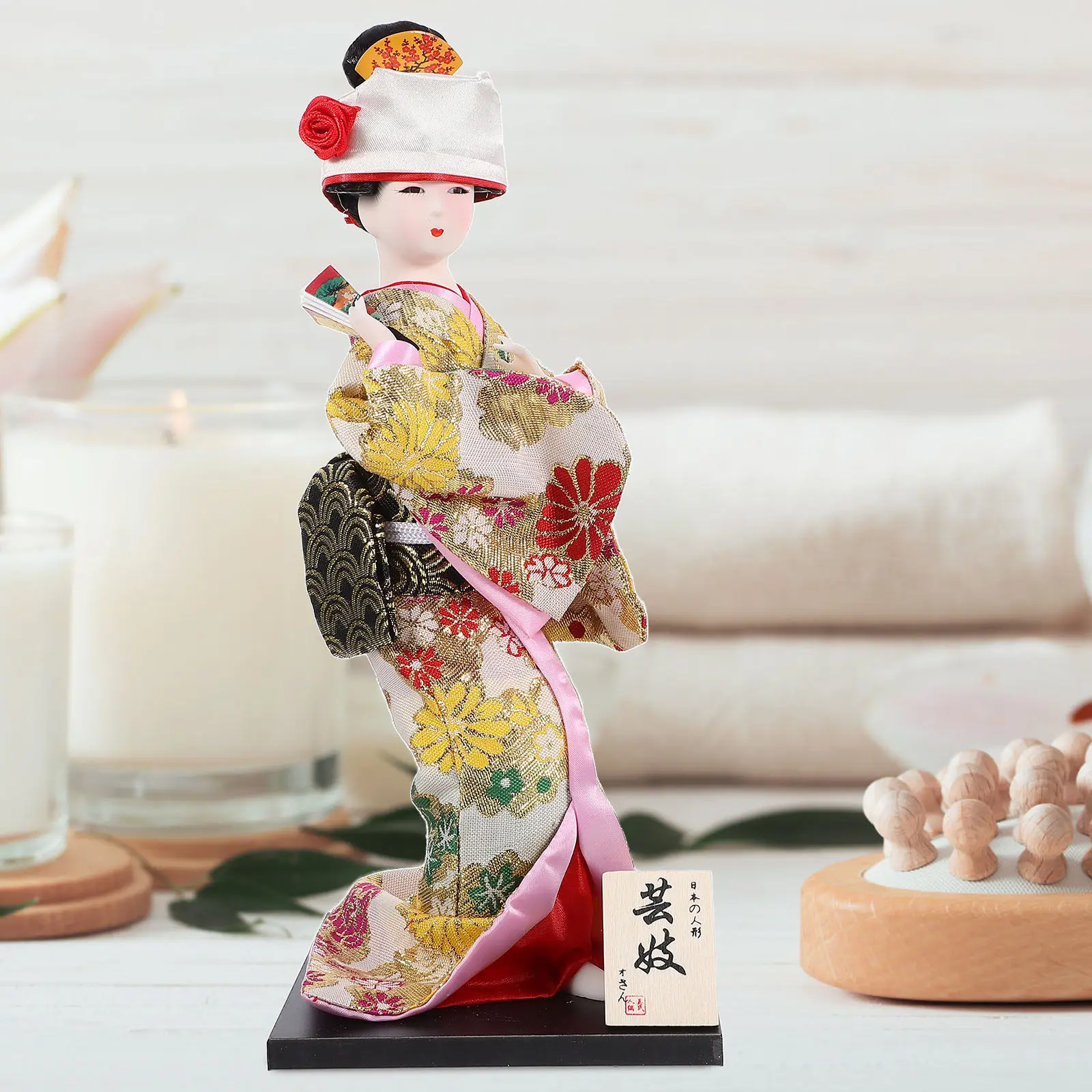 

Декоративные фигурки девочек в кимоно в японском стиле, традиционные статуэтки для дома