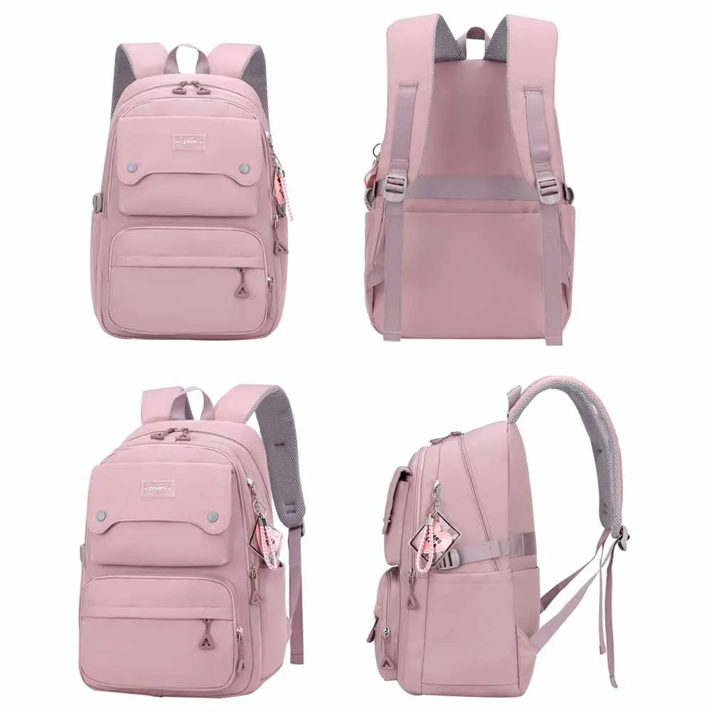 Mochila informal para adolescentes, bolso para ordenador portátil de viaje diario para mujer