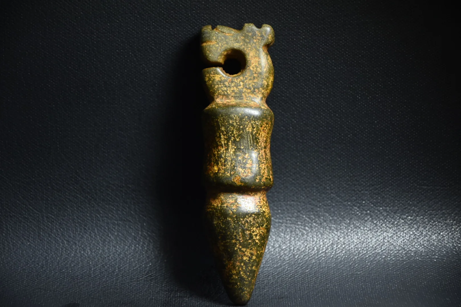 Hongshan culture meteorite artifact jade pig dragon seven star pendant