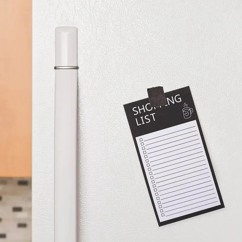 Magnetic Fridge Message Board，Portable Tearable Magnet Memo Board Sticky Notes，Home Kitchen Shopping List Office Memo Planner