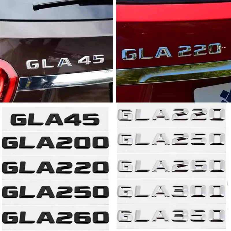 Наклейки с номером на багажник Mercedes Benz GLA45 GLA180 GLA200 GLA220 GLA250 GLA260 GLA320
