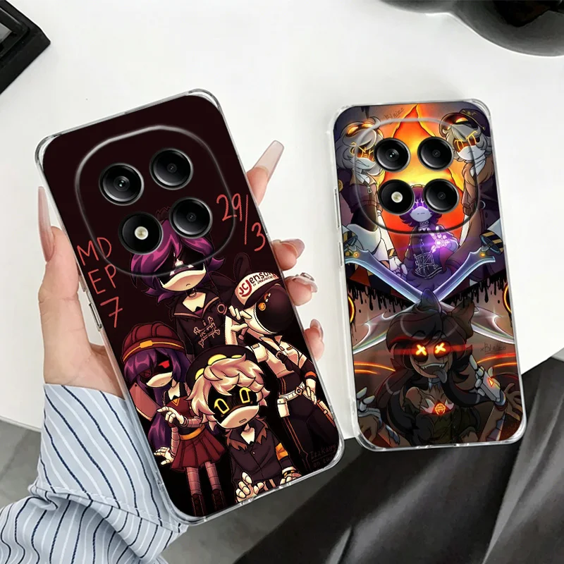 Game M-Murder-D-Drones Phone Case for Redmi Note 12 13 14 15 Pro Plus 10 11 11S 11T 12T Pro 4G 5G Camera Protection Cover TPU