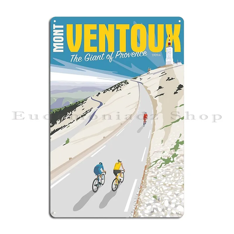 Mont Ventoux Femmes Metal Signs Create Rusty Wall Decor Cinema Create Tin Sign Poster