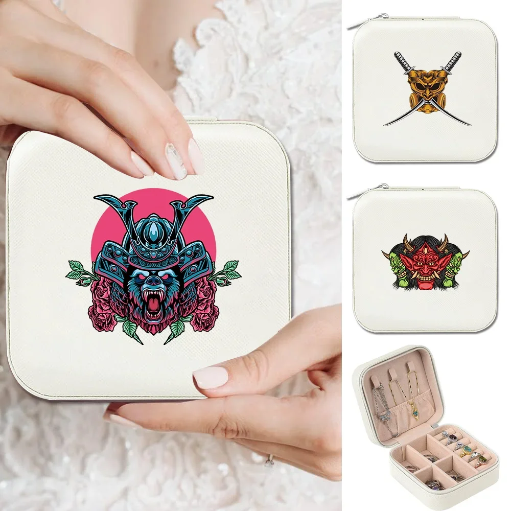 New Fashion Jewelry Storage Box Monster Pattern Printing Series Waterproof Jewels Organizer Case Simplicity Women's Jewel Boxes