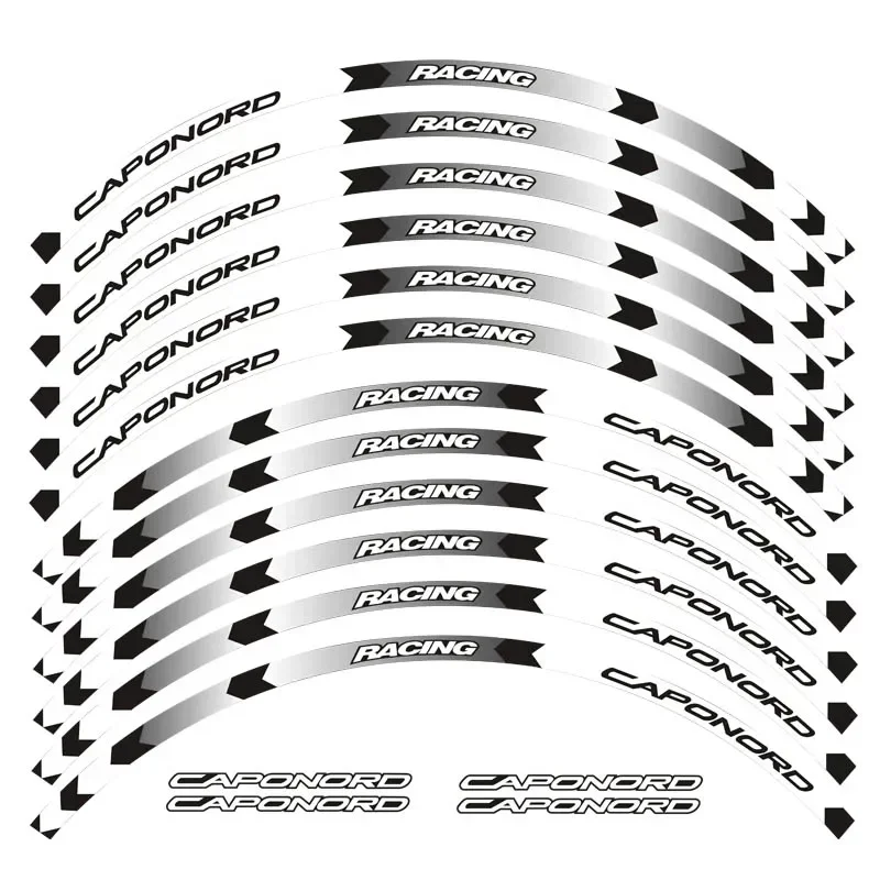 Autocollant de décoration de roue de contour de pièces de moteur de moto, autocollant-4, Aprilia CAPONORD 1000, 1200