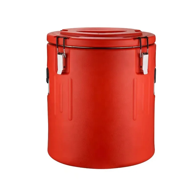 

Catering Stainless Steel Metal Bucket 5L Heat Insulated Cooler 10/15/20/30/36/40/50/60L Food Heat Preservation for Catering