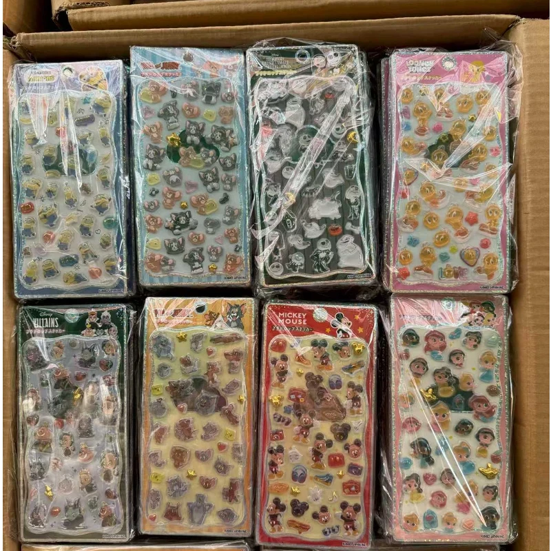 

48pcs New 3d Embossed Solid Relief Stickers Cartoon Cute Diy Phone Decor Sticker Student Hand Account Stationery Gifts