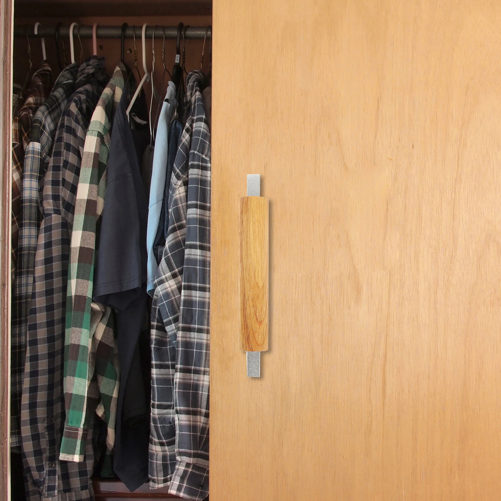 

Wardrobe Door Handle Wooden Aluminum Alloy Cabinet Handles Metal Kitchen Drawer Pulls Hardware Long Closet Door