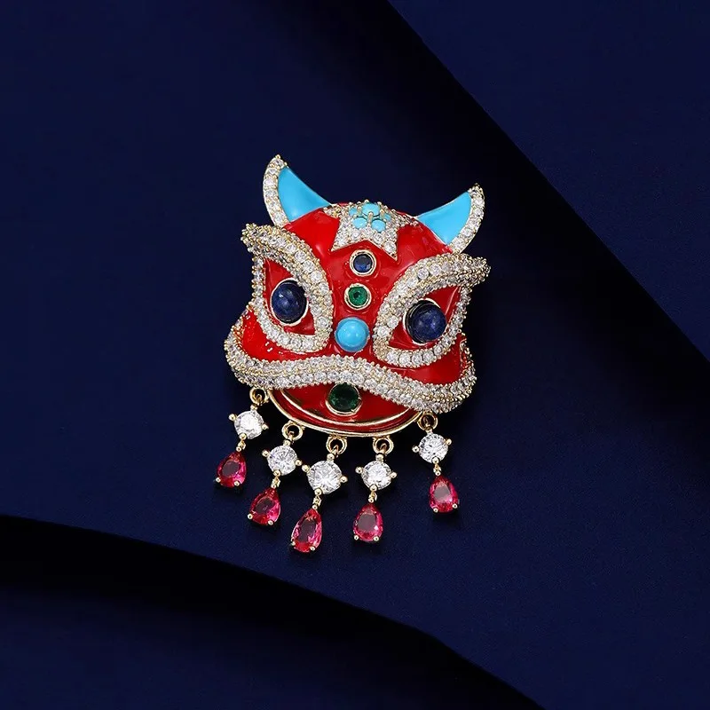 الصين-شيك شينغشي الراقية الإناث المتخصصة تصميم الإبداعية دبوس ضوء الفاخرة مزاجه الصدار بدلة معطف الملحقات #1