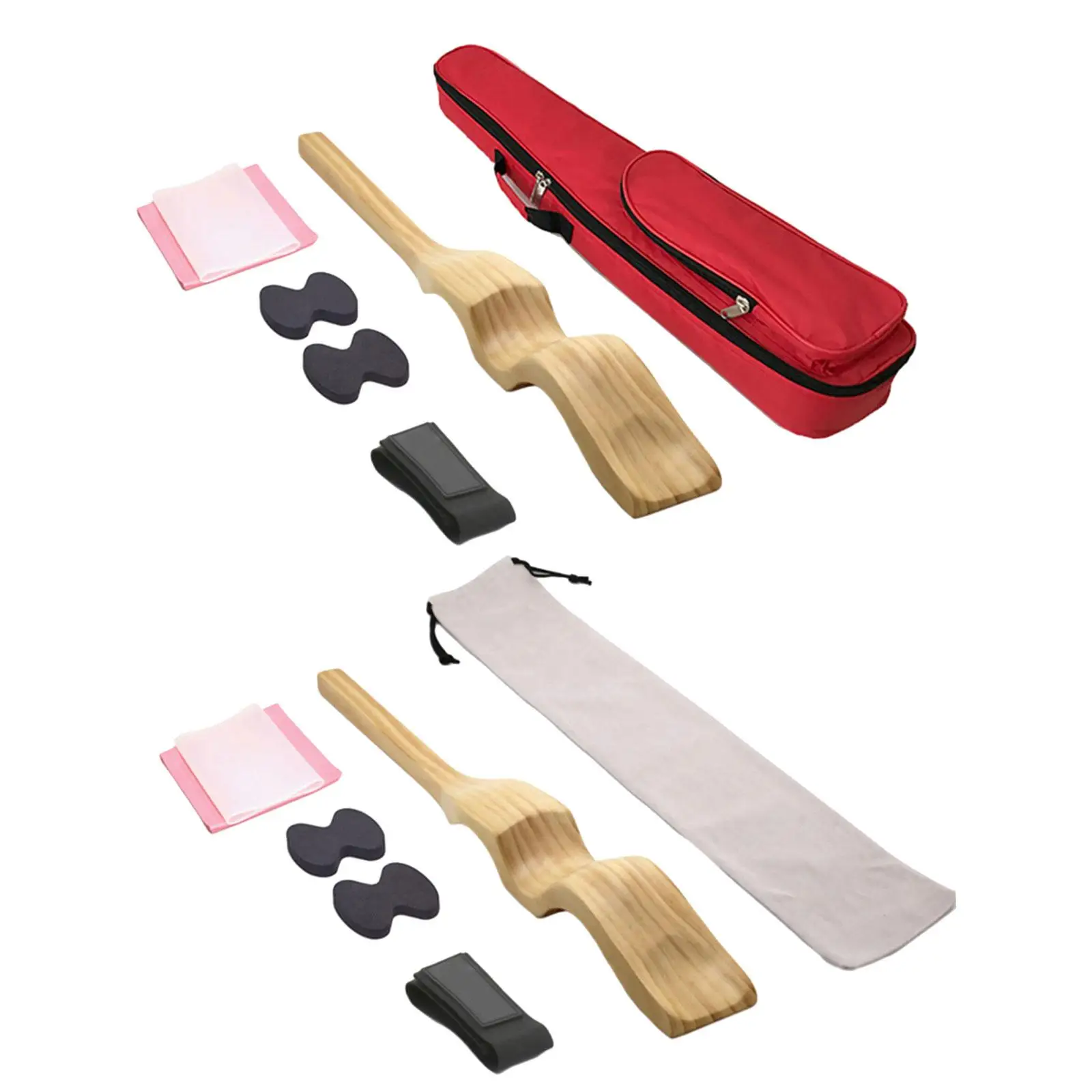 Ballet Foot Stretcher Set Yoga Practitioners Wooden Ballet Dance Foot Stretch Stretcher Practical Ballet Training Accessory