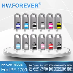 For Canon PFI-1700 PFI 1700 PFI1700 Compatible Ink Cartridge For Canon PRO-2000 2100 4000 4000s 6100 6000s Printer Pigment Inks