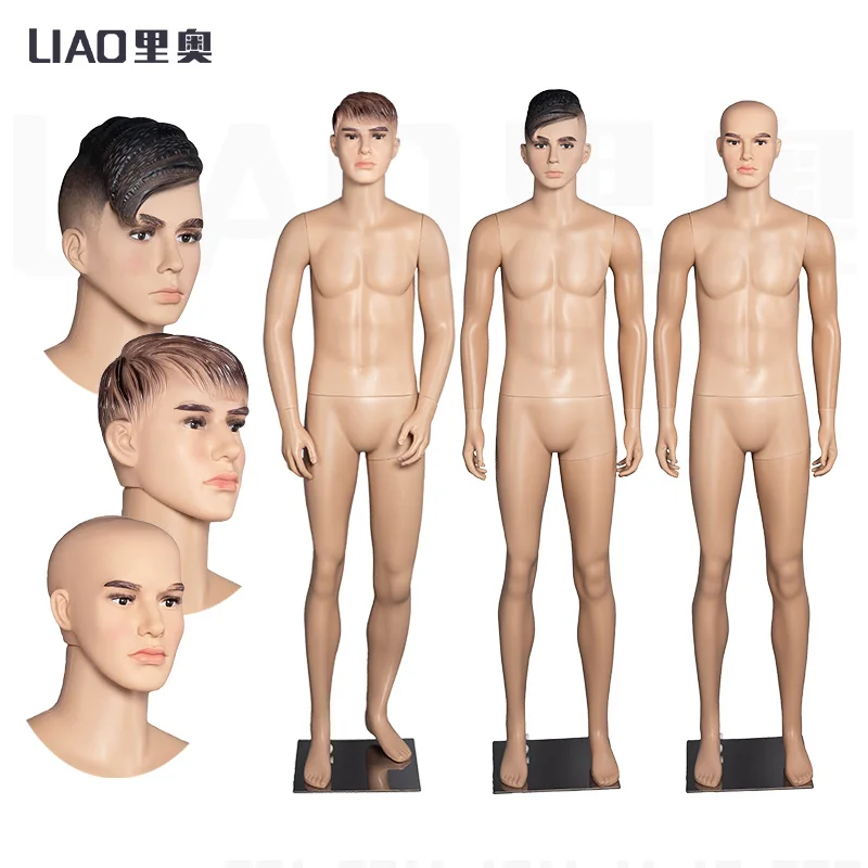 

Halloween Realistic Male Mannequin Hot Sale Plastic Full Body Male mannequin for Clothes Boutique Display