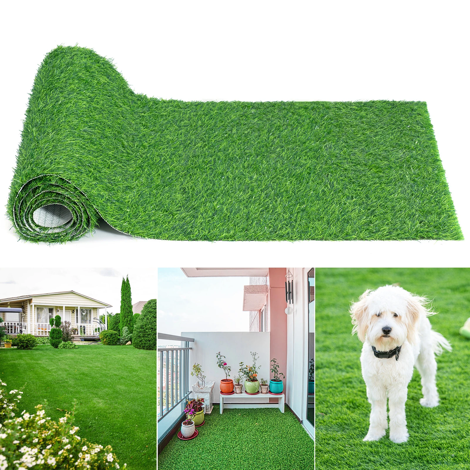 Artificial Grassland Simulation Moss Lawn Turf Fake Green Grass Mat Carpet Indoor Outdoor DIY Micro Landscape Home Floor Decor