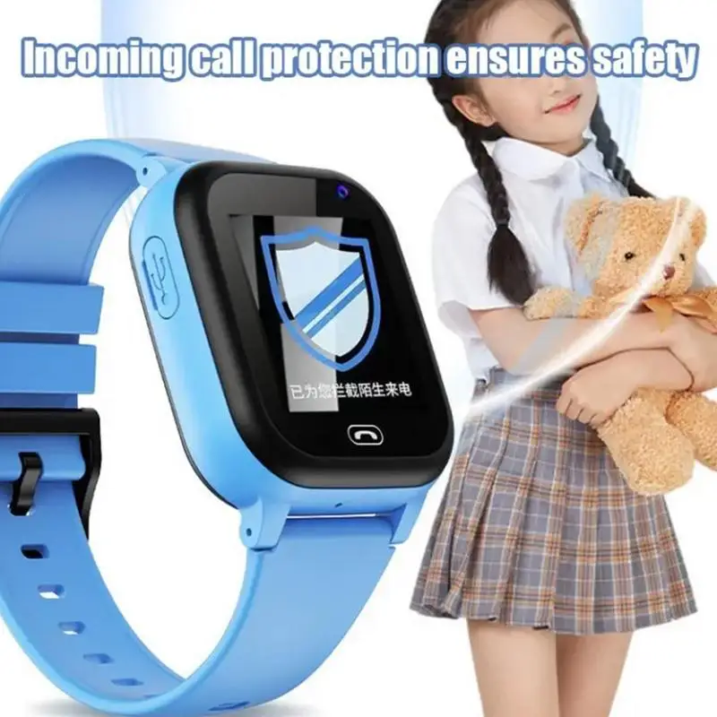 Kid Smart Watch 2024 New S im Card Smartwatch For Children Sos Call Phone Camera Voice Chat Photo Boy Girl Christmas Gift