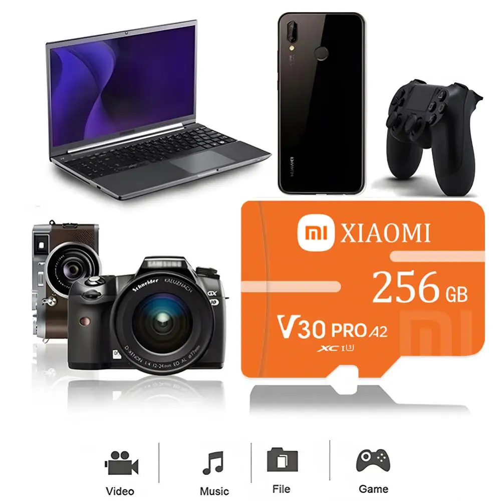 Xiaomi-Carte mémoire Micro d'origine, 1 To, 2 To, haute vitesse, carte Micro TF, carte SD, 512 Go, V60, U3, carte TF pour Nintendo Switch, jeu Ps5