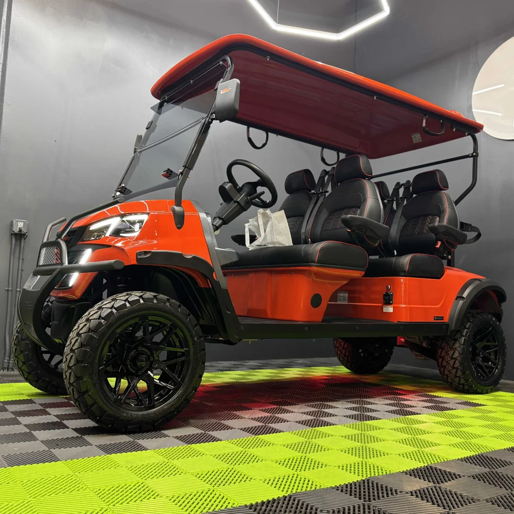 MMC Горячая цена агентства продажи Высокопроизводительная новая 48 В 60 В 72 В 4000 Вт 5000 Вт 7000 Вт 2 4 6-местная электрическая тележка для гольфа