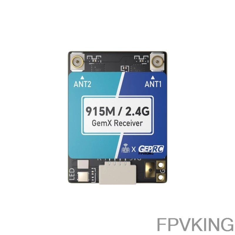 GEPRC ELRS 915M/2.4G Dual-band Gemini Xrossband ExpressLRS ELRS TCXO Receiver for FPV Drone RC Model